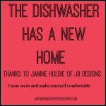 The Dishwasher Has A New Home